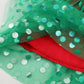 Toddler Girl Christmas Tulle Dress Long Sleeve Cotton Casual Red Green Xmas Party Tunic Shirt Dresses 3T
