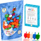 The Dreidel Company Hanukkah Dreidels 100 Bulk Pack Multi-Color Plastic Chanukah Dreidels With English Transliteration - Include