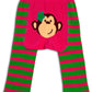 Izzy & Owie Baby Girl Leggings Monkey, 12-24 Month, Pink, 12-24 M