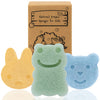 Myhomebody Konjac Baby Sponge For Bathing, Cute Shapes Natural Kids Bath Sponges For Infants, Toddler Bath Time, Natural And Saf