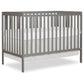Dream On Me Synergy 5-In-1 Convertible Crib In Cool Grey, JPMA & Greenguard Gold Certified, Constructed out of solid reclaimed N