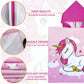 Athaelay Kids Hooded Poncho Towel For Girls, Toddlers Bath Beach Pool Swim Towels With Hood Cover-Ups Swimwear (3D Unicorn With