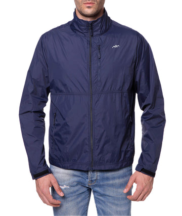 Trailside Supply Co Mens Windbreaker Jackets Lightweight Packable Jacket,Windproof And Dustproof Sapphire Blue Size Small