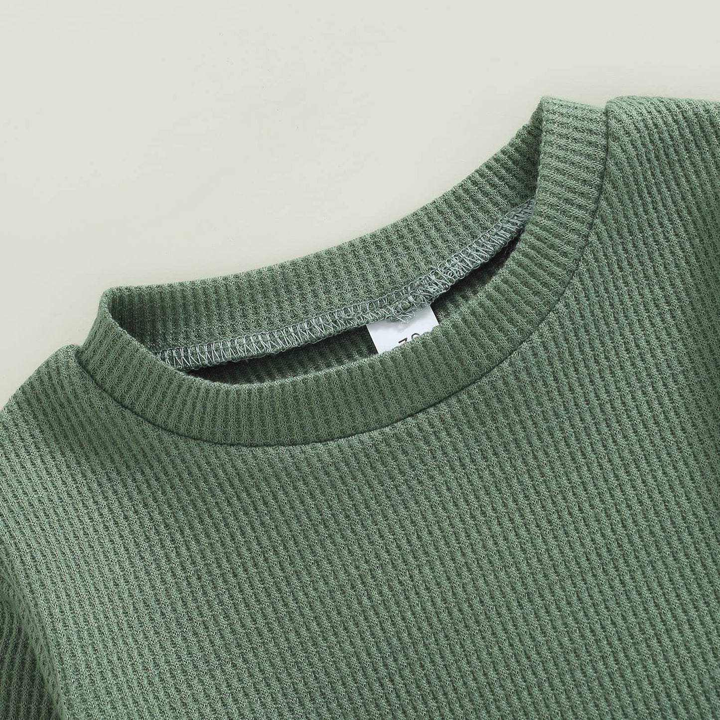 Infant Toddler Baby Boy St Patricks Day Outfits Long Sleeve Shirts Green Sweatshirt With Clover Pants 2Pcs Set (Clover Green, 0-