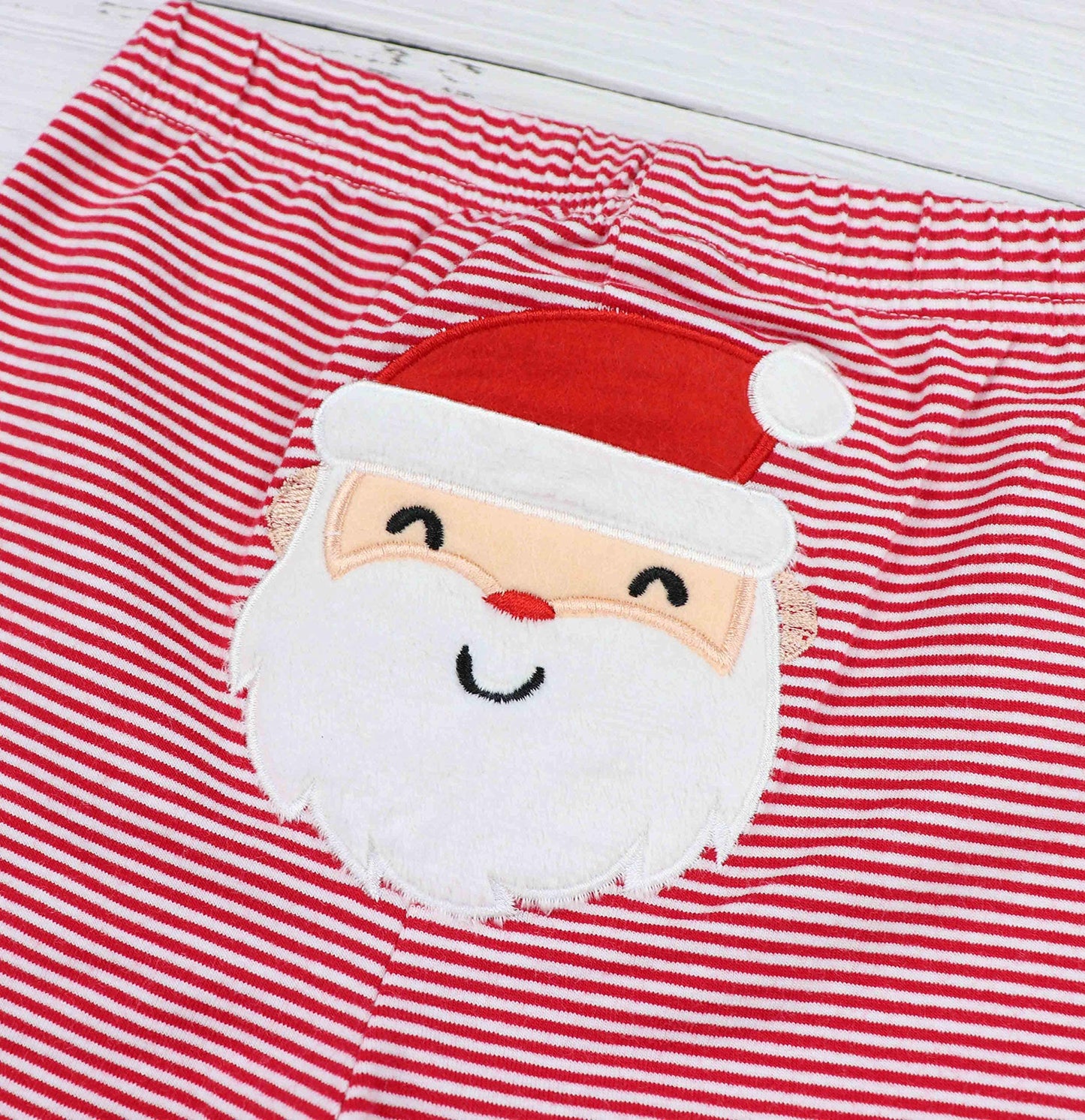 Donwen Christmas Newborn Infant Baby Boys Clothes My 1St Christmas Rompers Bodysuit Santa Claus Pants With Christmas Hat 0-3 Mon