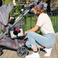 J.L. Childress Disney Baby Side Sling Stroller Cargo Net, Stroller Organizer & Storage, Minnie Mouse