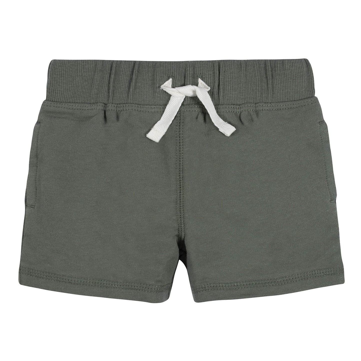 Gerber Baby Boy'S Toddler 3-Pack Pull-On Knit Shorts, Green Camo, 3-6 Months