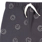 Gerber Baby Boys Toddler 2-Piece Fleece Sweatshirt And Jogger Set, Charcoal Smiley, 3T