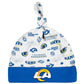 Gerber Nfl Baby Boys' 3-Piece Bodysuit, Sleep 'N Play, & Cap Set, Los Angeles Rams, 6-9 Months