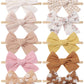 Doboi 10Pcs Baby Girls Headbands Hair Bows Nylon Linen Hairbands Handmade Hair Accessories For Newborn Infant Toddlers Little Gi