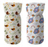 Novo Baby Soft Plush Baby Bottle Feeding Cover Tote Bag Carrier Bag Bottle Cover With Strap Pack Of 2 (Vally)