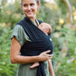 Moby Baby Wrap Carrier Evolution for Newborns to Toddlers (8-33lbs), Infant Sling Carrier, Lightweight & Hands Free Design, Adju