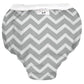 Kushies Baby Waterproof Training Pant (38-44 Pounds), Grey Chevron, X-Large