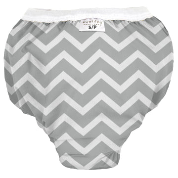Kushies Baby Waterproof Training Pant (38-44 Pounds), Grey Chevron, X-Large
