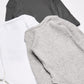 Carter'S Baby Girls 7-Pack Long-Sleeve Bodysuits T Shirt, Multi/Grey, Preemie Us