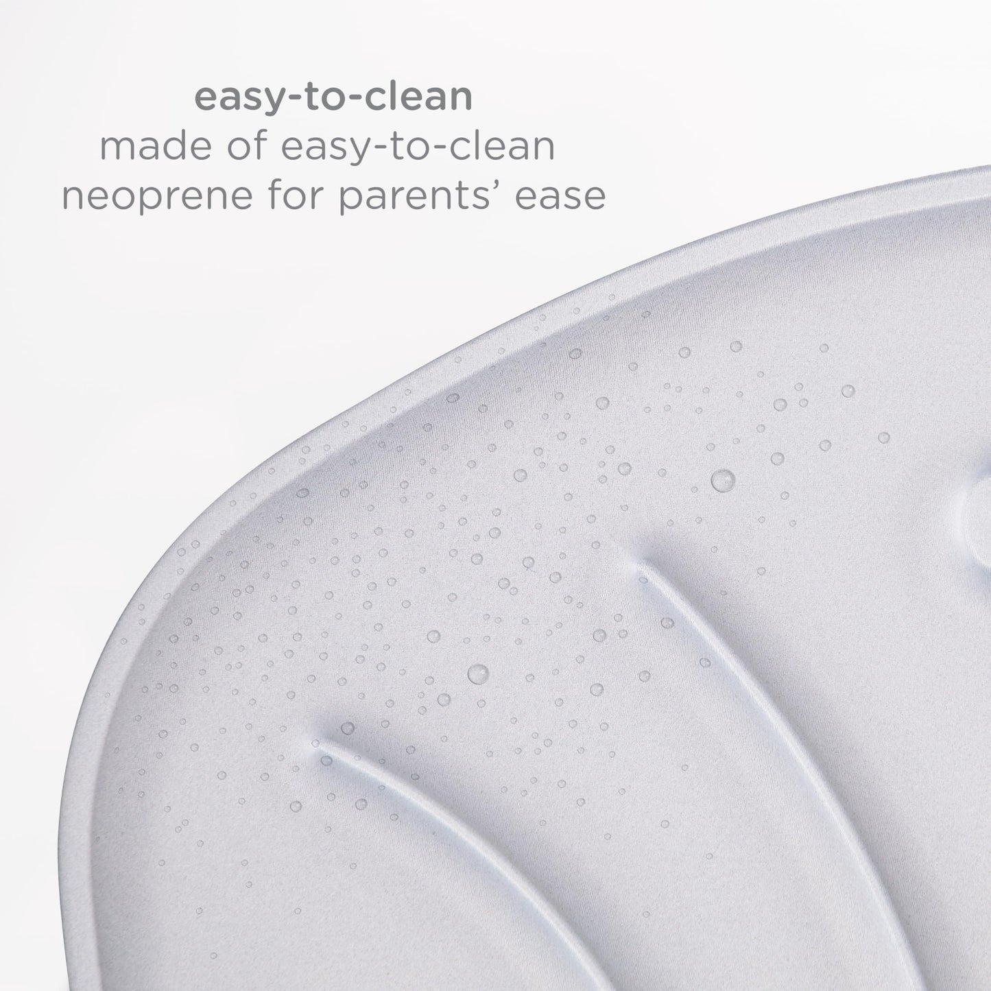 Ubbi Stingray Sink Bather For Baby, Soft Baby Bath Cushion, Newborn Must Have