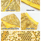 Lolanta Girls Hip Hop Dance Costumes Sequin Jacket And Pants Dance Set Girls Street Dance Casual Wear (Golden, 12-13 Years)