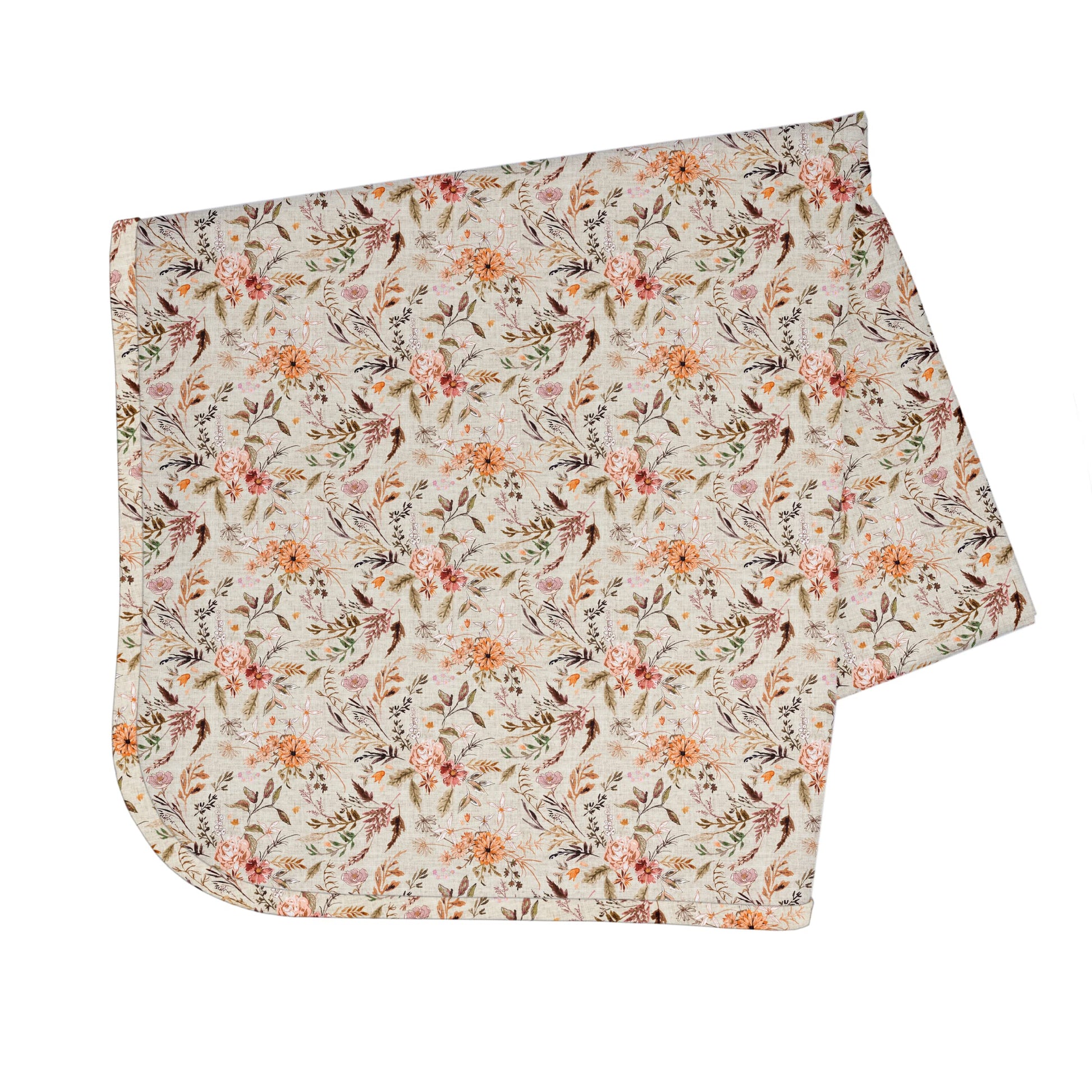 Bapronbaby Delilah Floral Splash Mat - Waterproof Catch-All For Under High Chairs, Floors, Tables, Playtime Or Arts & Crafts - M