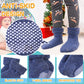 Eyean Baby Wool Grip Sock Soft Winter Warm Thick Non Slip Toddler Boy Girls Crew Socks For Children 6 Pairs (Solid Color, 3-5Yea