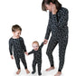 Honestbaby 2-Piece Family Matching Holiday Pajamas Organic Cotton For Men, Kids, Toddlers, Baby Boys, Girls, Unisex Pets, Tossed