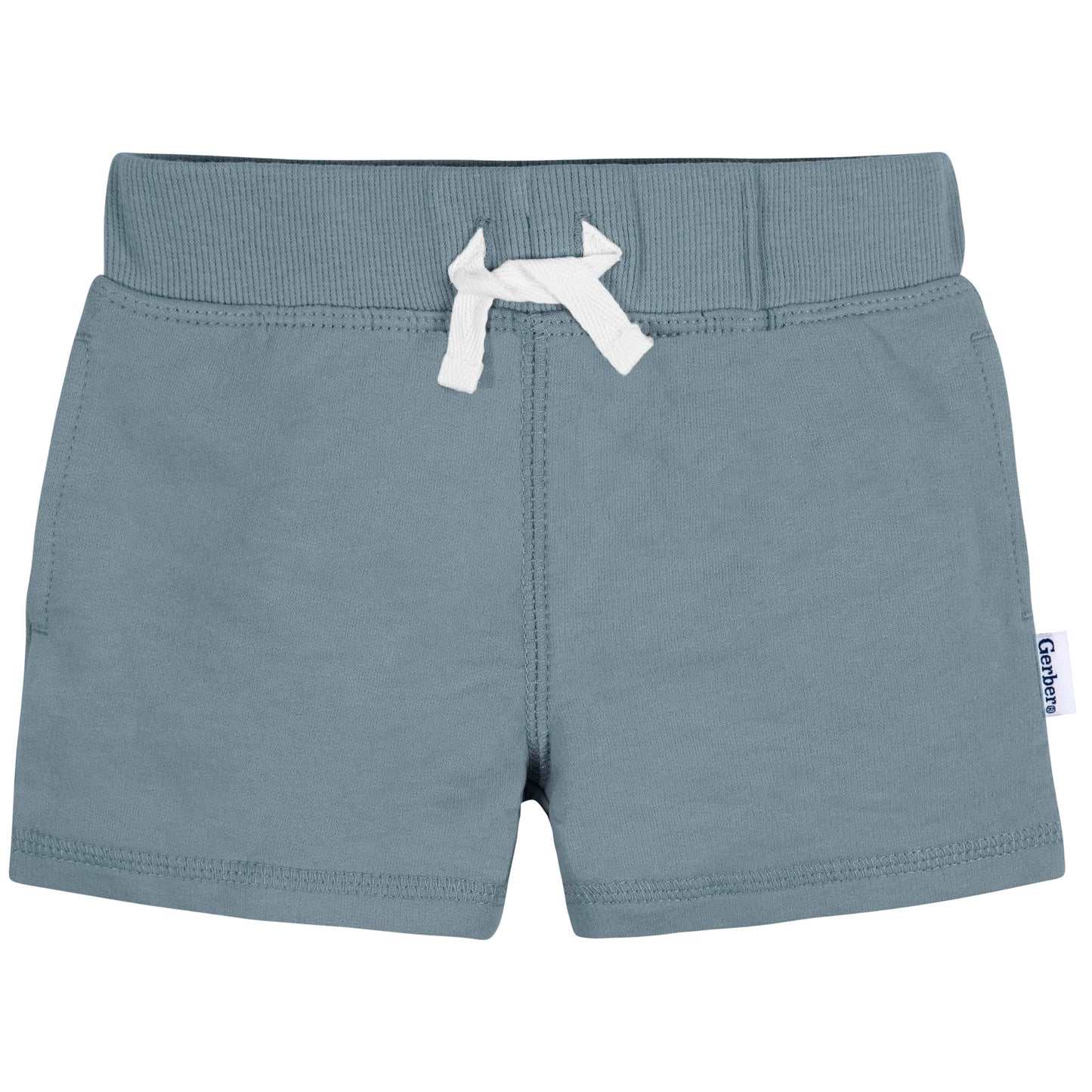 Gerber Baby Boys' Toddler 3-Pack Pull-On Knit Shorts, Green, 0-3 Months