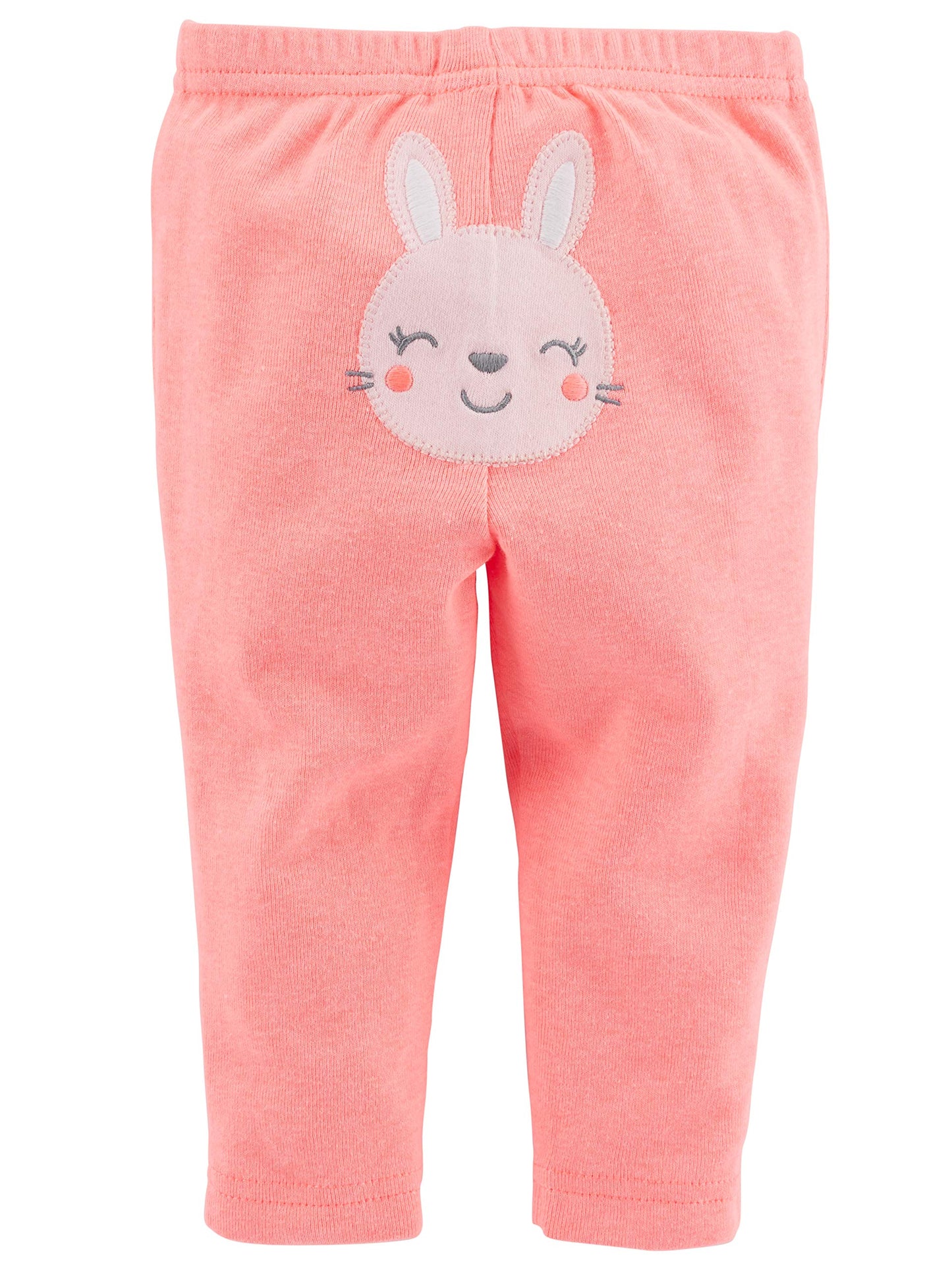 Simple Joys Baby Girls 6 piece Little Character set Sleepwear, Pink Bunny, 0-3 Months