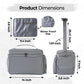 Breast Pump Bag for Spectra S1 S2, Wearable 100% Insulated Diaper Bag with 4 Milk Storage Bags, Diaper Bag Backpack, Pumping Bag