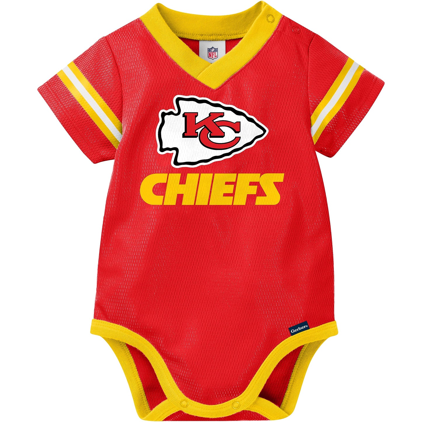 Gerber Unisex Baby Nfl Jersey Onesie Bodysuit, Team Color, 0-3 Months