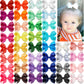 Joyoyo 40Pcs 3' Hair Bows Alligator Clips Grosgrain Ribbon Big Bows Clips For Girls Toddlers Kids Children