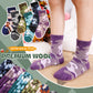 Children'S Winter Warm Wool Solid Color Socks Kids Boy Girls Thermal Crew Socks 6 Pairs (6 Pairs Camouflage, 8-12 Years)