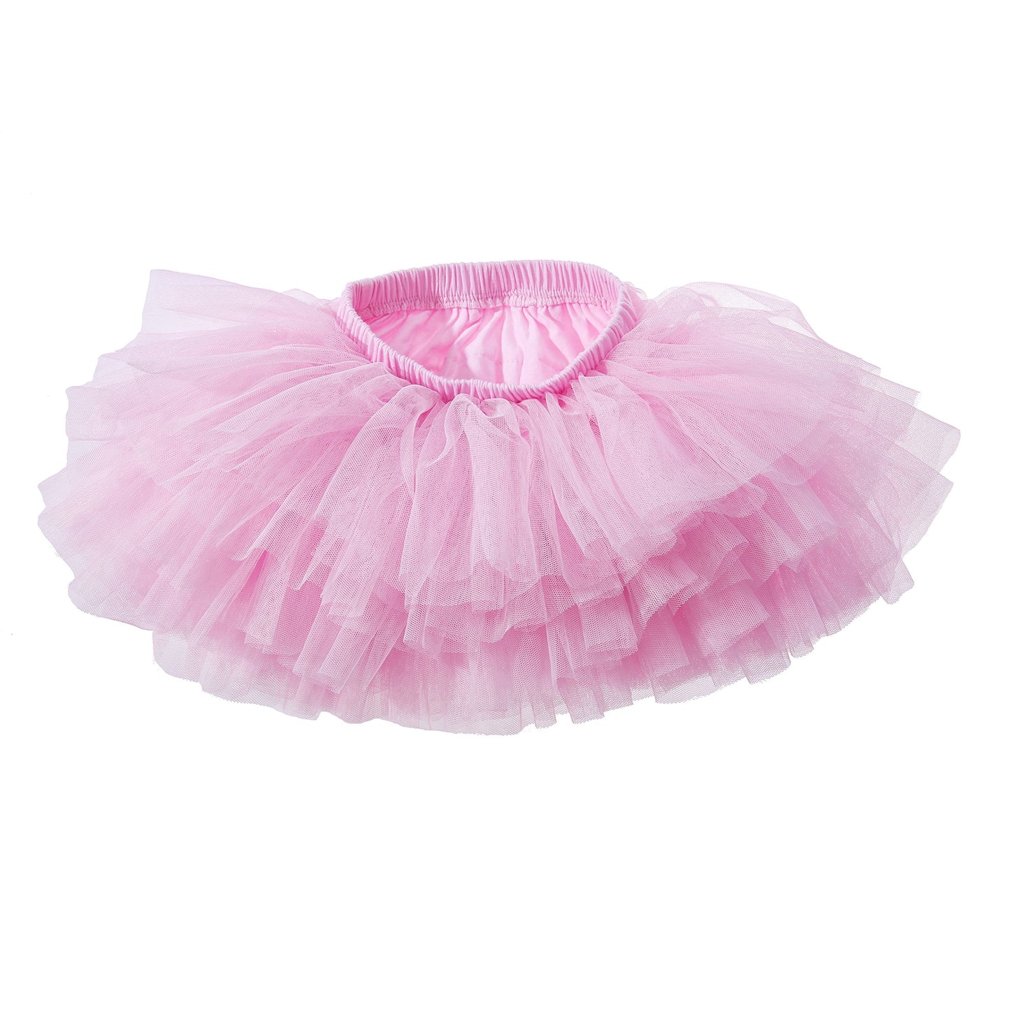 Elamccor Baby Girls' Tutu Skirt Toddler 6 Layered Tulle Tutus 1-8T Pink
