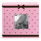 Pioneer Photo Albums Pioneer 2 Dot Fabric Frame Photo Album 200 Pockets Brown, Baby Pink