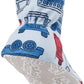 Simple Joys By Carter'S Baby Boys' 3-Pack Snug Fit Footed Cotton Pajamas, Blue Firetruck/Grey Stripe/White Dinosaur, 2T