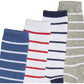 Hudson Baby Unisex Baby Cotton Rich Knee-High Socks, Sneaker Blue Red, 6-12 Months