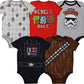 Star Wars Baby Boys 5 Pack Bodysuits Darth Vader Chewbacca Storm Trooper 24 Months