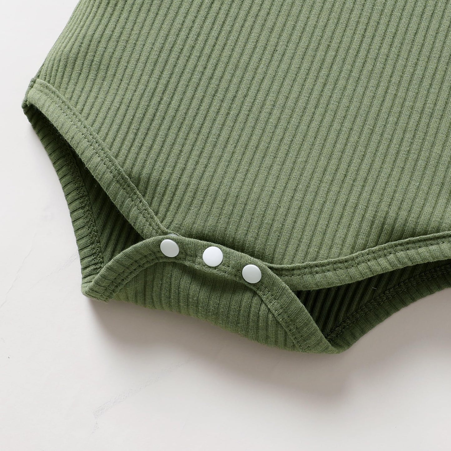 Tiny Cutey Baby Girl Clothes Infant Summer Outfits Set Ruffle Sleeve Romper And Floral Shorts With Headband (Green Romper+Vintag