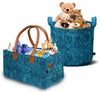 GREEN DECOR  Non Woven Fabric 2 IN 1 Designer Diaper Caddy & Toy Bin With Top Handles Combo for Smart Mothers Newborn Baby Prod