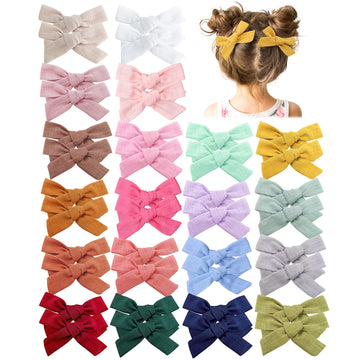 Prohouse 40 Pieces Baby Girls Hair Bows Clips Hair Barrettes Accessory For Babies Infant Toddlers Kids