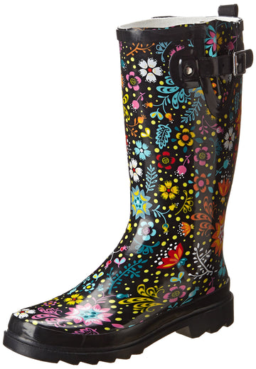 Western Chief Printed Tall Waterproof Rain Boot Garden Play 6 M