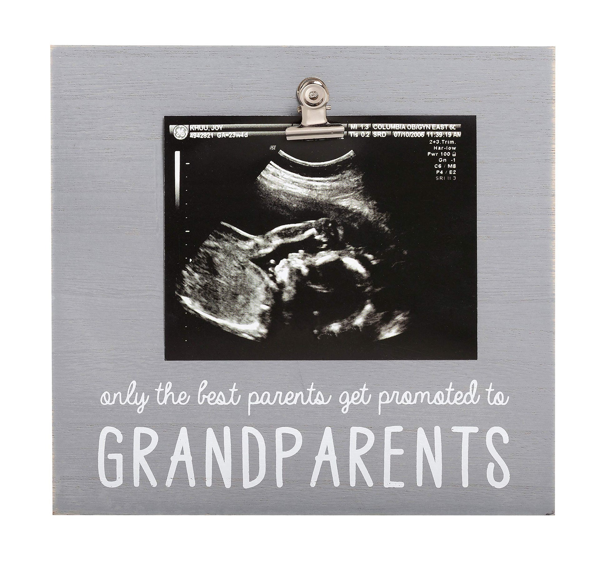 Pearhead Grandparents Pregnancy Announcement Sonogram Picture Frame, Ultrasound Photo Gift and Pregnancy Reveal Keepsake for Gra