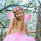 Mozlly Butterfly Wings - 2 Layer Butterfly Fairy Wings Costume For Kids, Halloween Butterfly Wings Costume Accessory, Cute Fairy