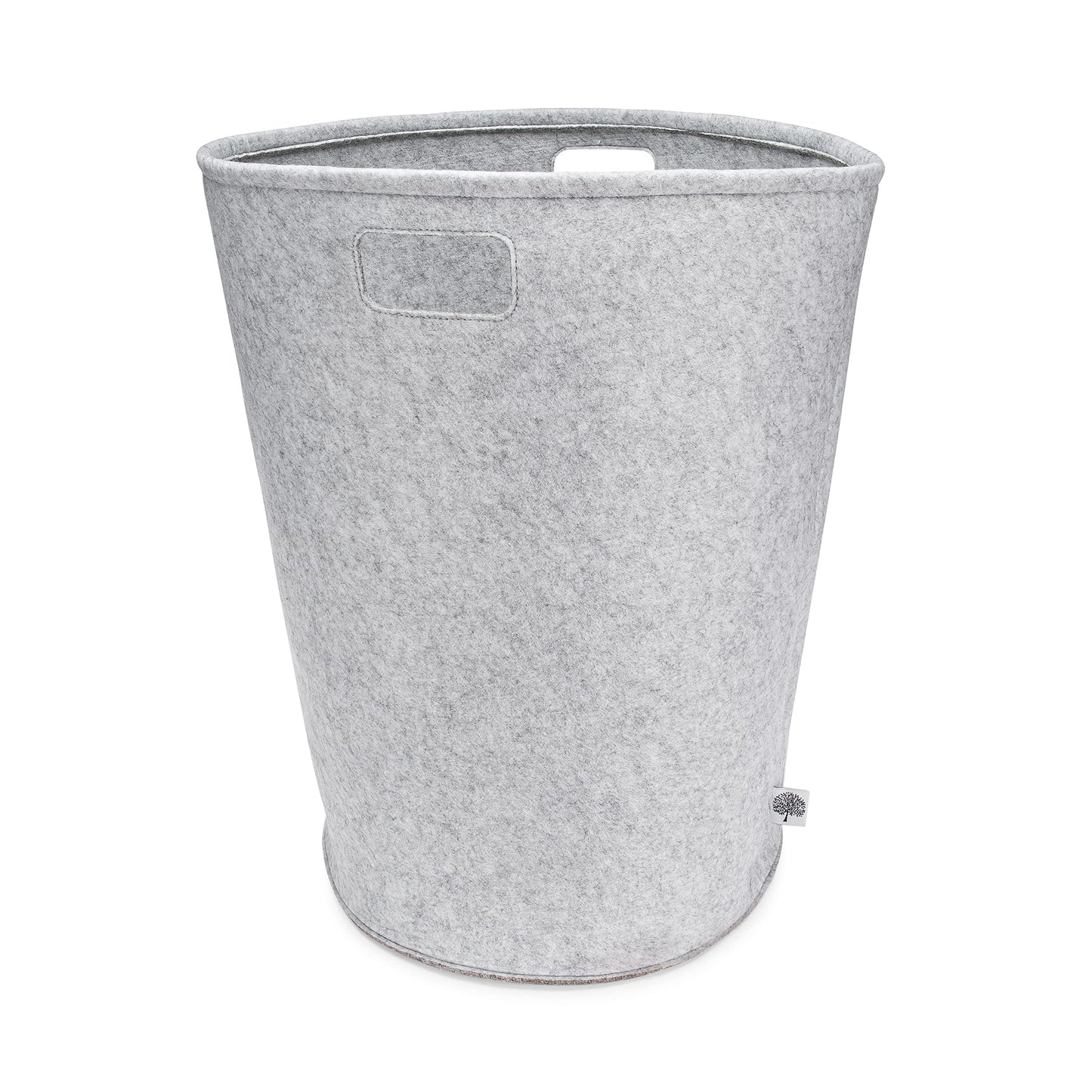 Parker Baby Nursery Laundry Hamper - Felt Storage Basket And Baby Hamper For Nursery (Gray)