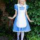 Supreme Alice Costume Girl'S Alice In Wonderland Dress Costume L Blue