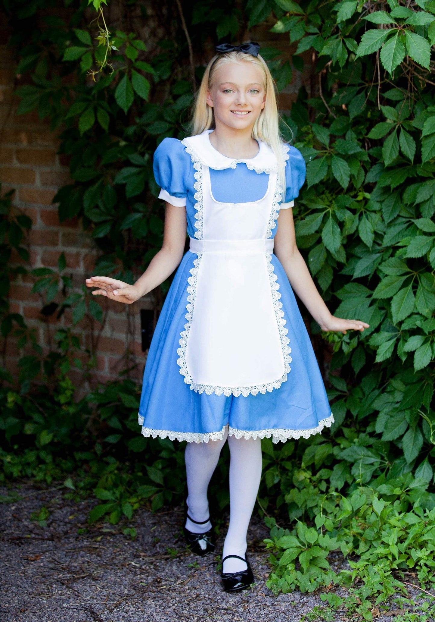 Supreme Alice Costume Girl'S Alice In Wonderland Dress Costume L Blue