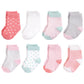 Touched By Nature Baby Boys Organic Basic Casual Socks, Coral Mint, 0-6 Months Us