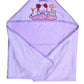 Good Luck 100% Soft Cotton Baby Hooded Towel for Bathing (Towel Purple)