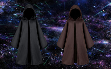 Togrop Knight Costume For Kids Robe Hooded Boys Cloak Cosplay Brown 12-14 Years