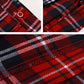 Girl'S Japan A-Line Kilt Plaid Pleated Costumes Skirts (M,Red Blue)