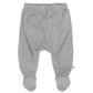 Honestbaby Unisex Baby 3-Pack Organic Cotton Footed Harem Pants, Sketchy Stripe, Preemie Us