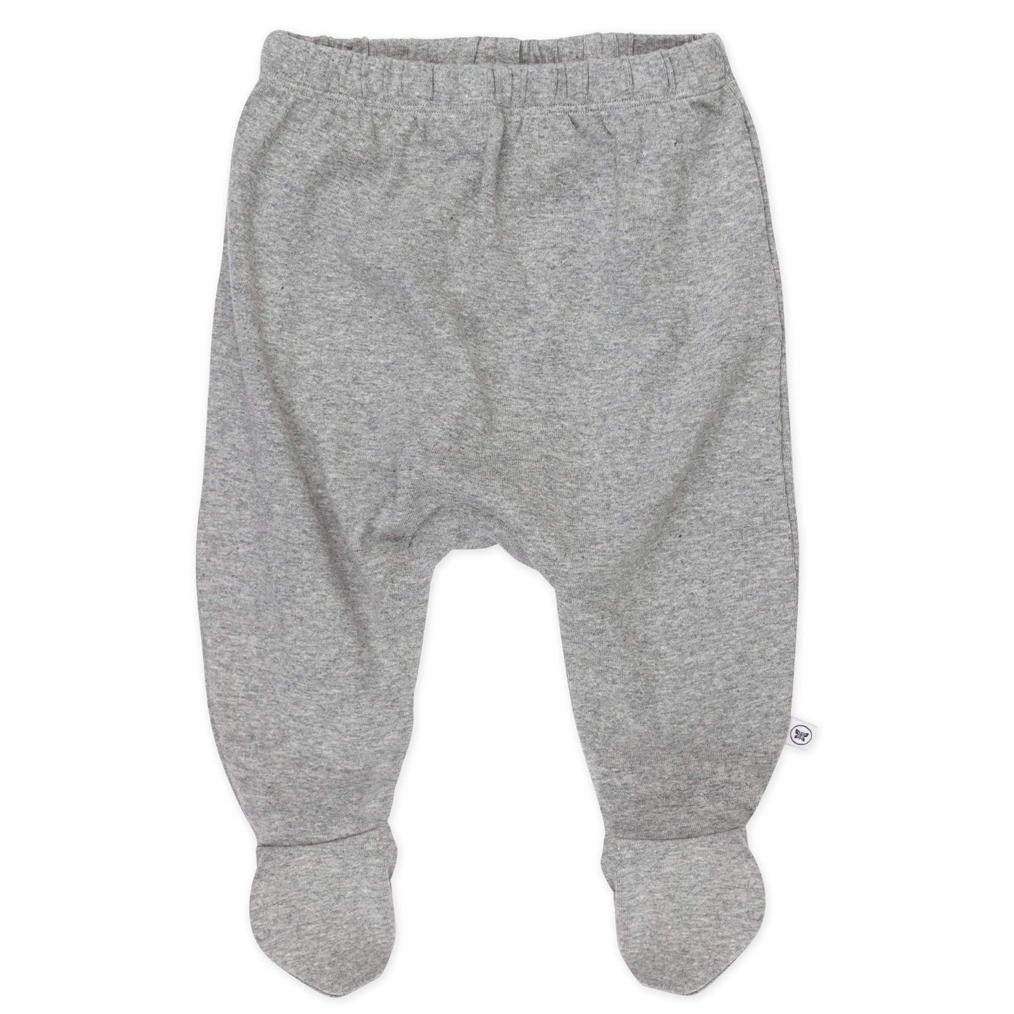 Honestbaby Unisex Baby 3-Pack Organic Cotton Footed Harem Pants, Sketchy Stripe, Preemie Us